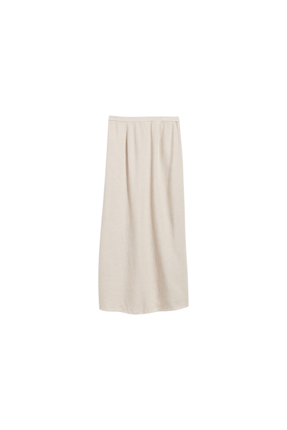 linen blend maxi skirt