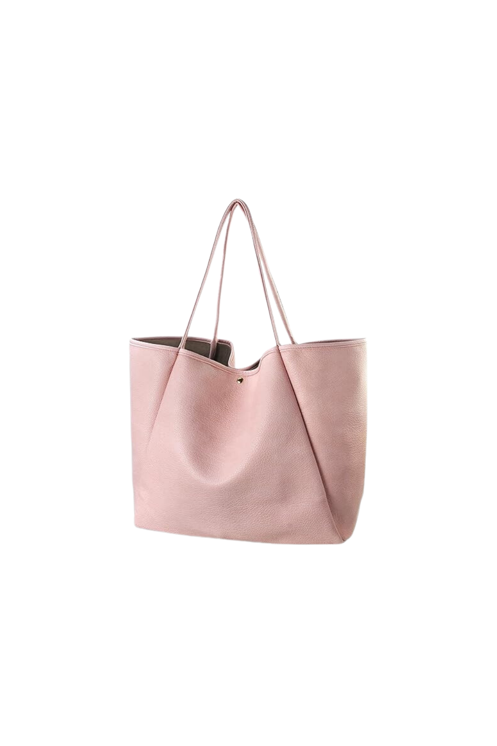 pink tote bag