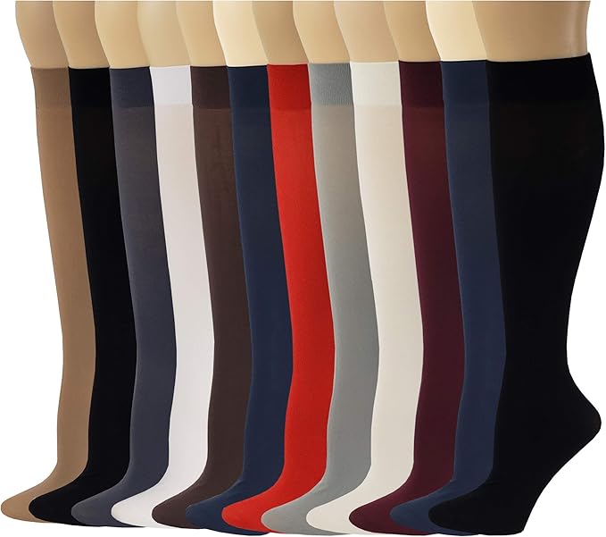 opaque knee high socks