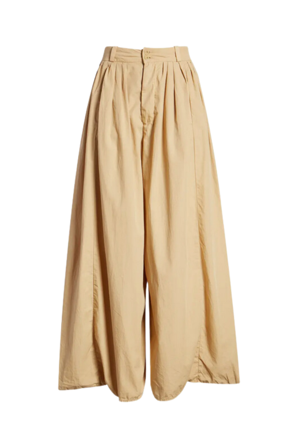 beige culotte pants