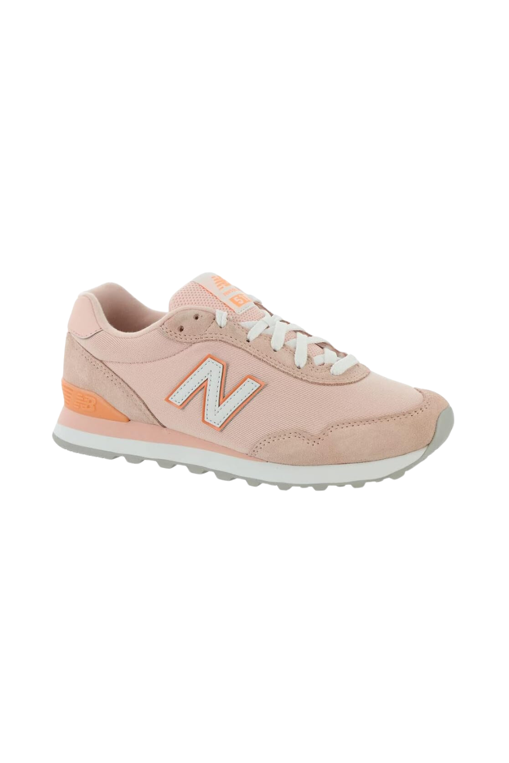 new balance peach and orange sneakers