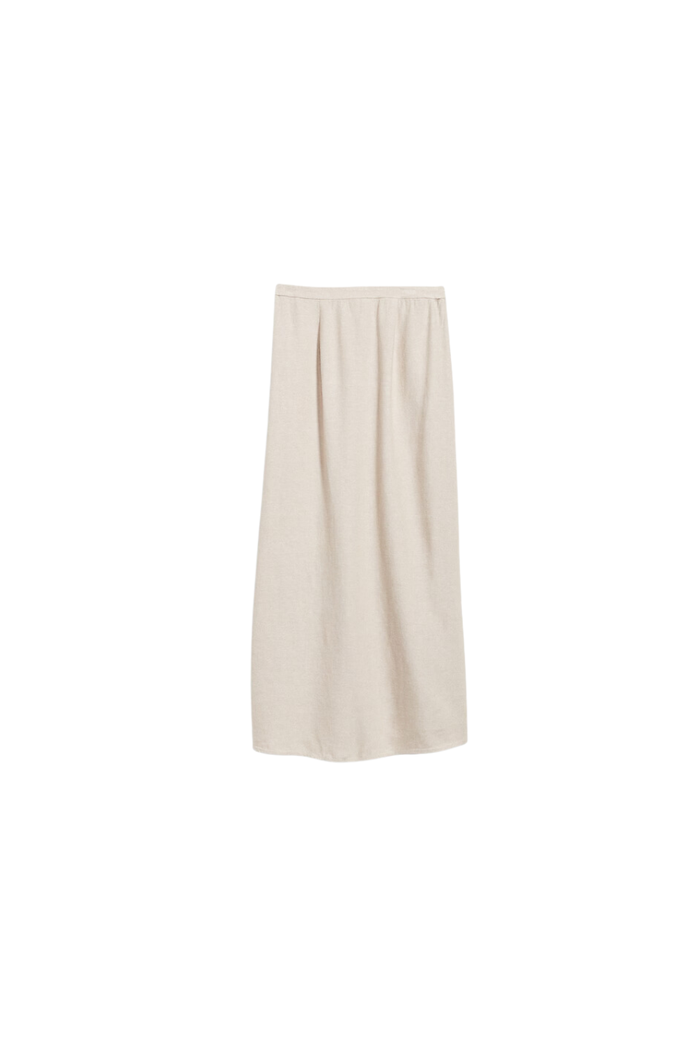 beige maxi skirt