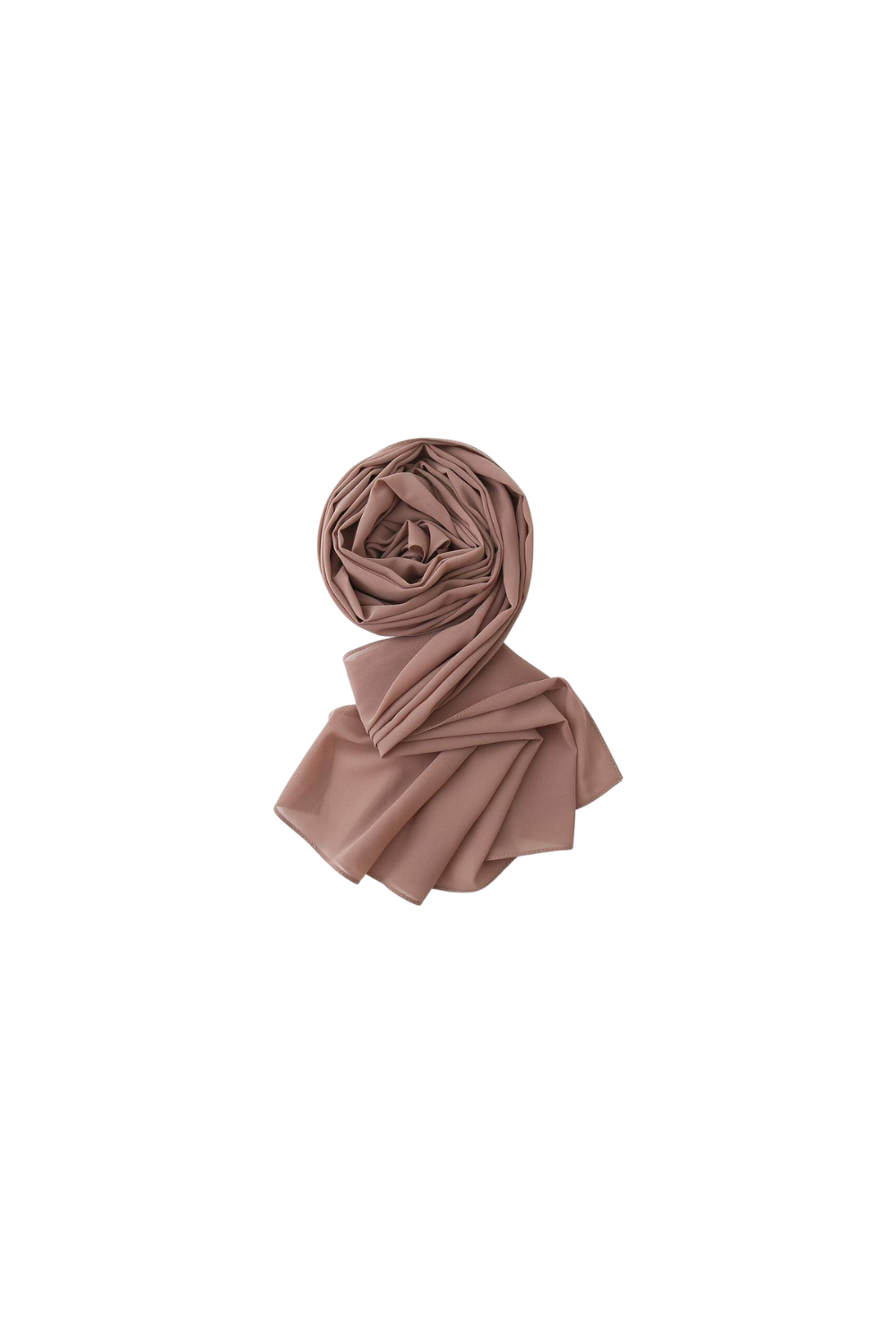 tan chiffon hijab