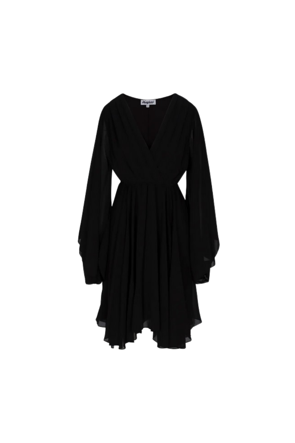 long black midi dress women