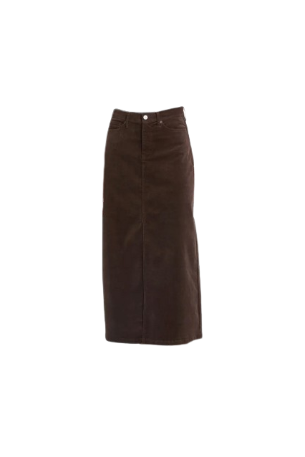 dark brown jeans maxi skirt
