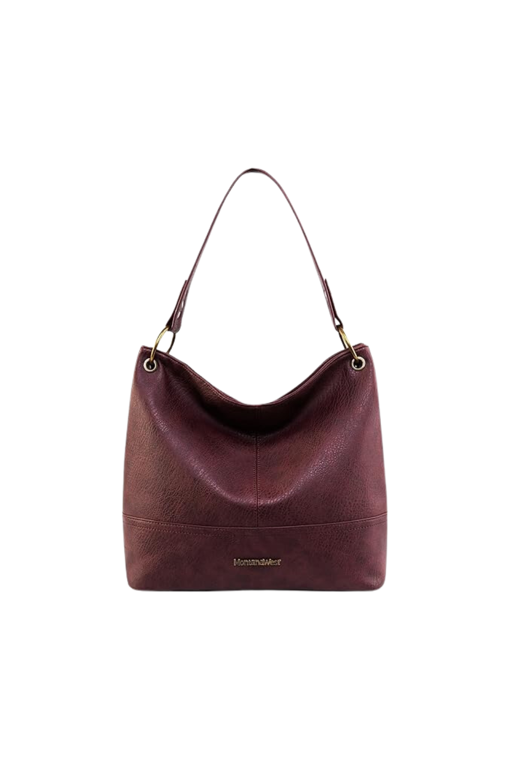 dark red big purse